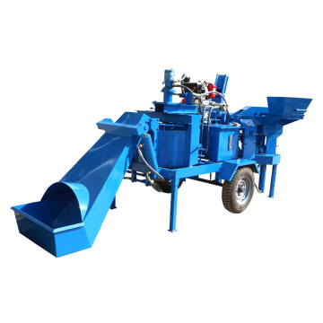 Eco soil block machineM7MI Twin interlocking stabilized soil block machine to kenya